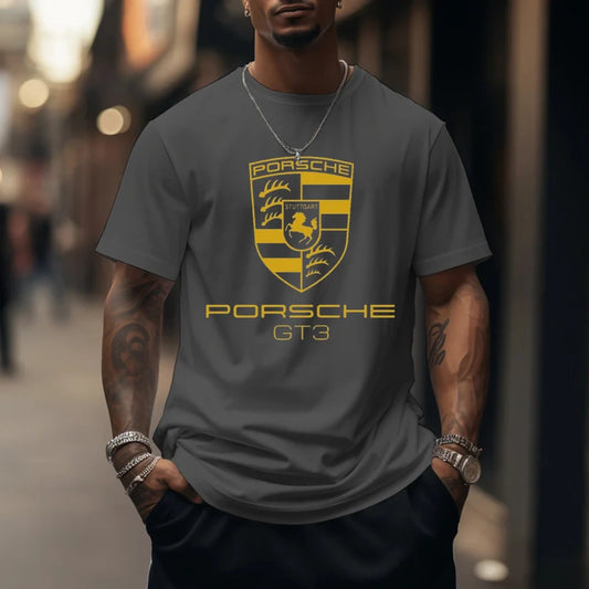 Unisex Loose Fit Car Enthusiast Print T-Shirt