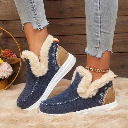 ÉLEVA™ | Bottes d'Hiver pour Femmes avec Doublure en Peluche