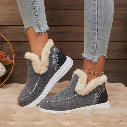 ÉLEVA™ | Bottes d'Hiver pour Femmes avec Doublure en Peluche
