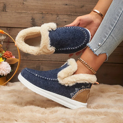 ÉLEVA™ | Bottes d'Hiver pour Femmes avec Doublure en Peluche