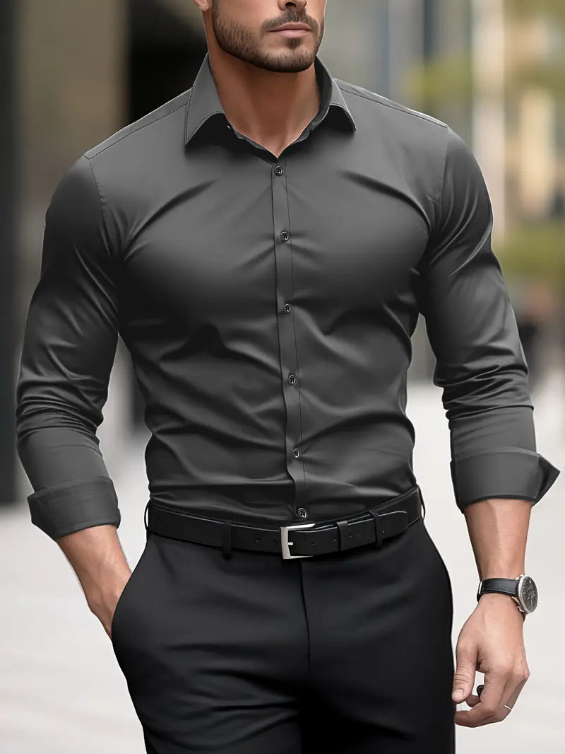 ADAZZY™ | Chemise Masculine de Luxe