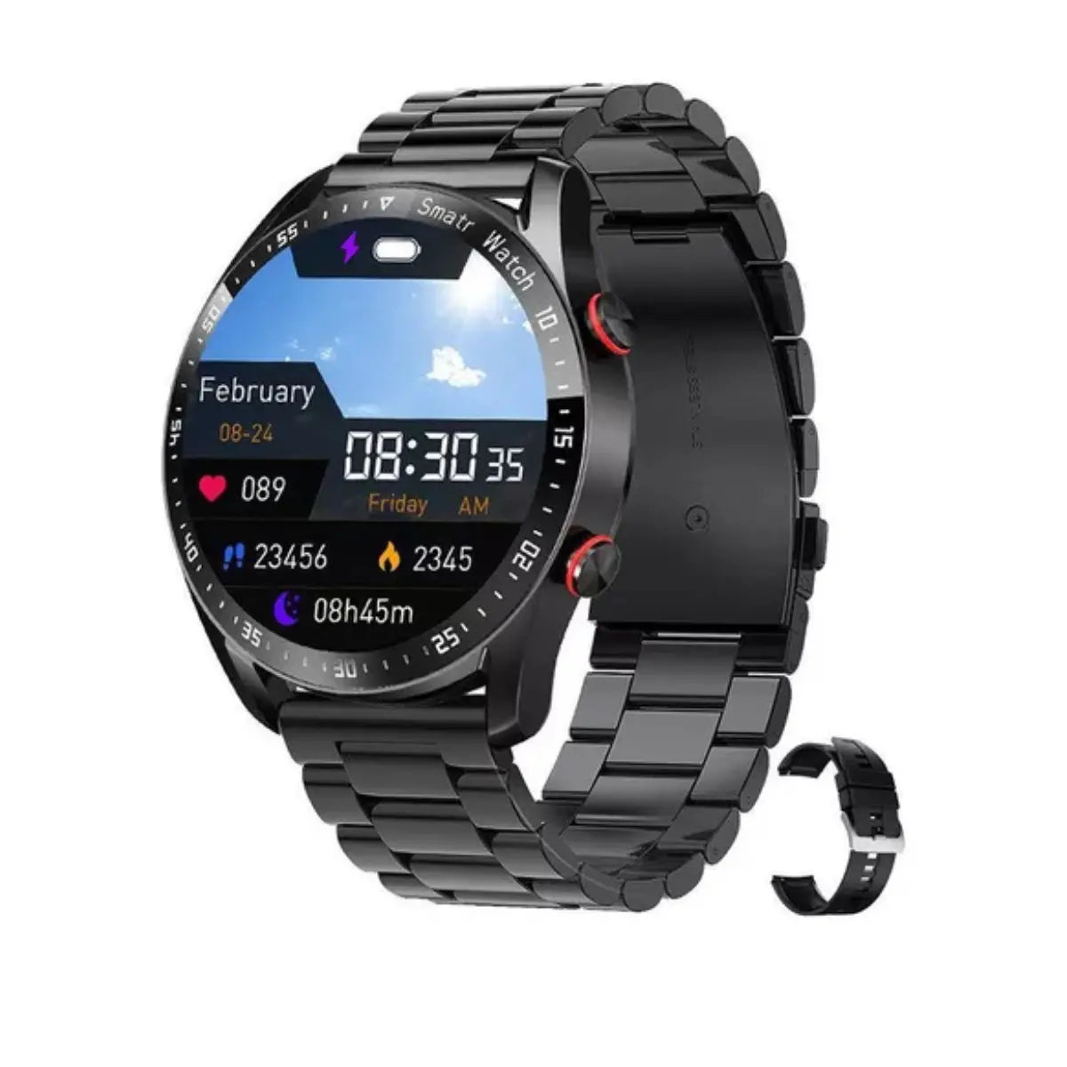 VIGORIX™ | Montre Intelligente Militaire AI avec Suivi de Santé 24H | 1 x bracelet offert