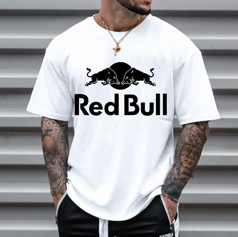 Unisex Loose Fit Premium Racing Badge Print T-Shirt