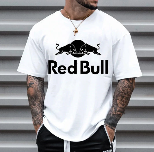 Unisex Loose Fit Premium Racing Badge Print T-Shirt